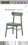 Vând set de 3 scaune Ikea/ model RÖNNINGE