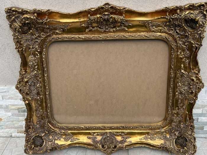 Impozanta rama-stil baroc-design floral-dimensiuni mari-Belgia