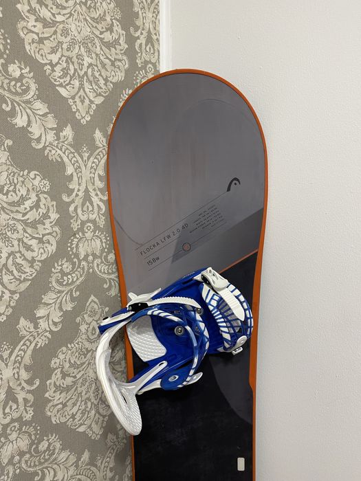 Placa snowboard 158 cm wide cu legaturi