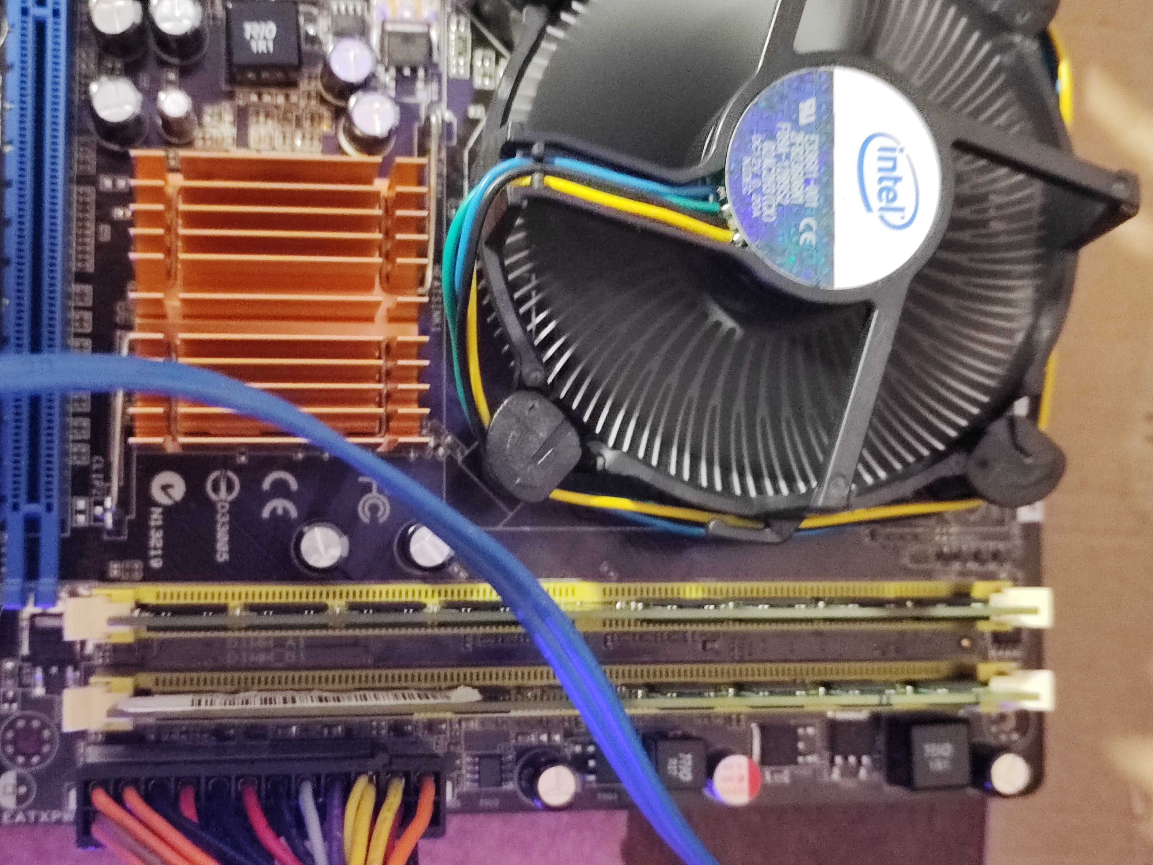 kit placă de bază asus p5kpl, intel E6500, 4gb ddr2 800