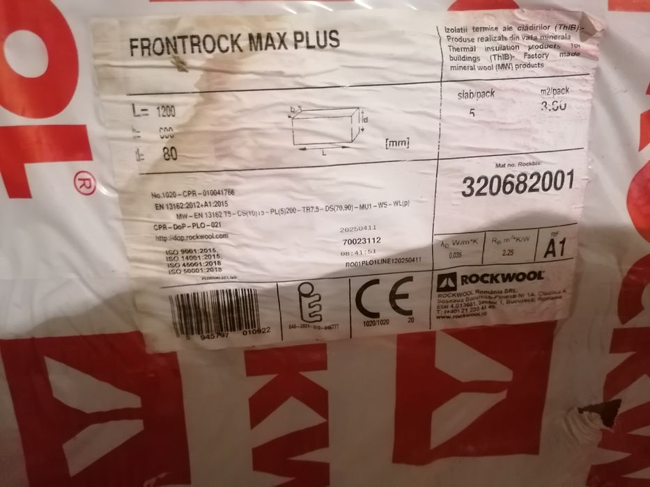 Каменна вата Rockwool