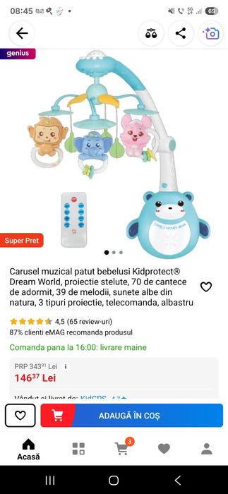 Carusel bebelusi