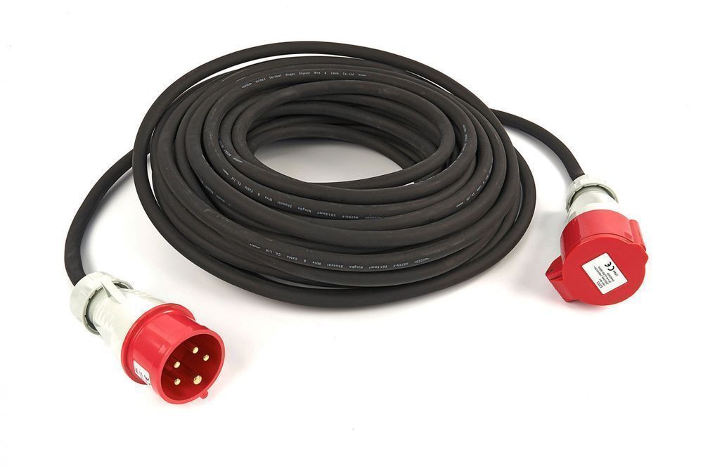 Cablu electric prelungitor trifazic 380v 5g x 1.5 mm 10m