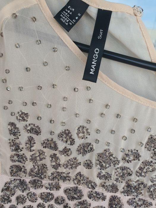 Rochie Mango cu margele vascoza