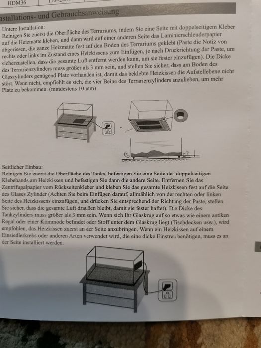 Covoraș încălzire reptile 11w