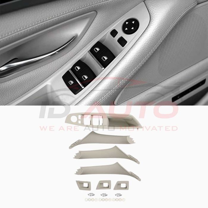 Сиви интериорни дръжки и панели за BMW F10/F11 – комплект или отделно