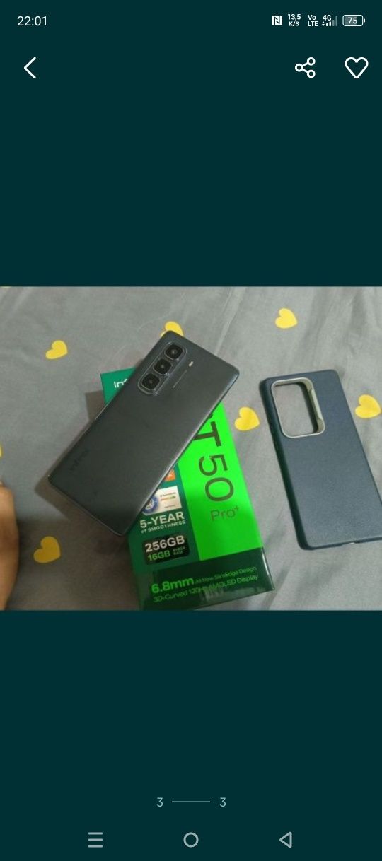 Infinix hot 50pro pilus  16/256