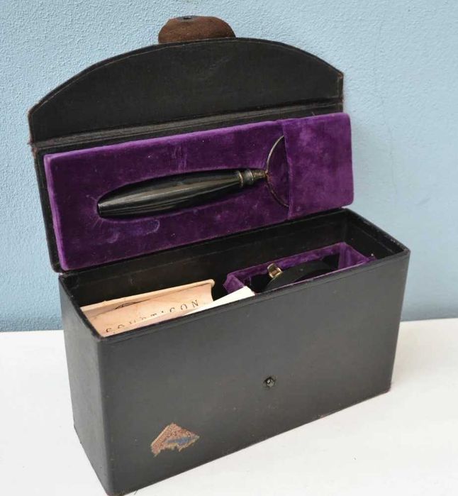 Aparat vechi auditiv bakelita acustic interbelica Acousticon London