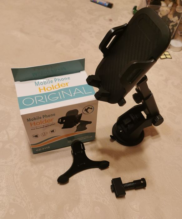 Качествена стойка за телефон-универсална.  (поставка) за кола