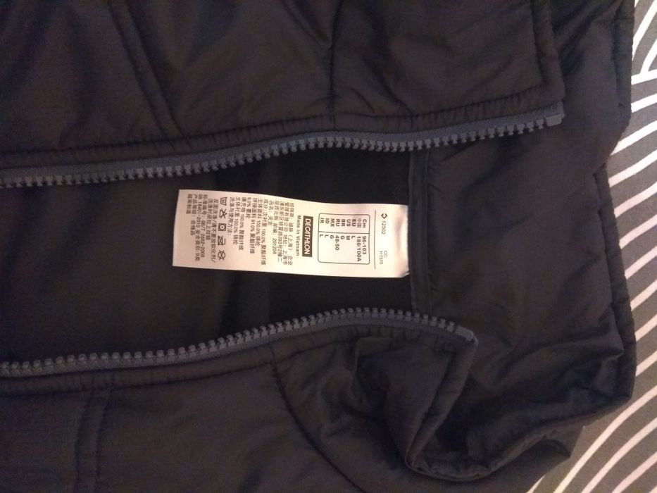 Мъжко непромокаемо яке 3 в 1 за трекинг пътувания travel500, -10°