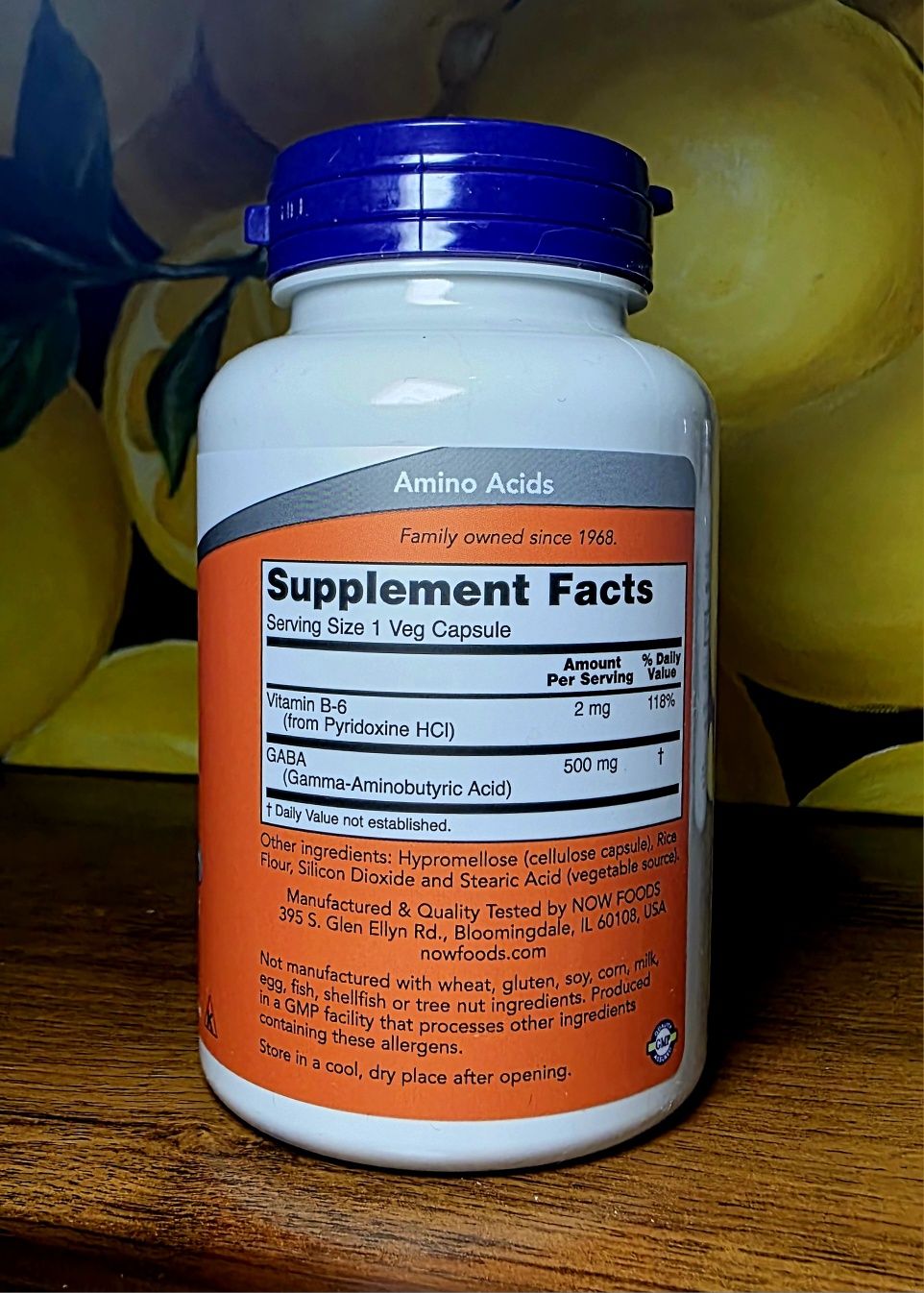 ДОСТАВКИ НЕТ Now GABA 500mg,  100шт Made in USA