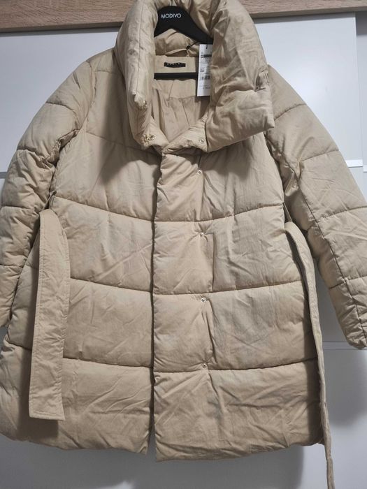 ПРОМО!!! Нова цена-120 лв.Ново! Дамско-пухено яке на марката Sisley.