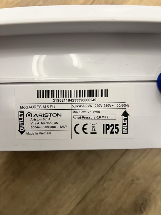 Boiler instant  Ariston Aures Multi