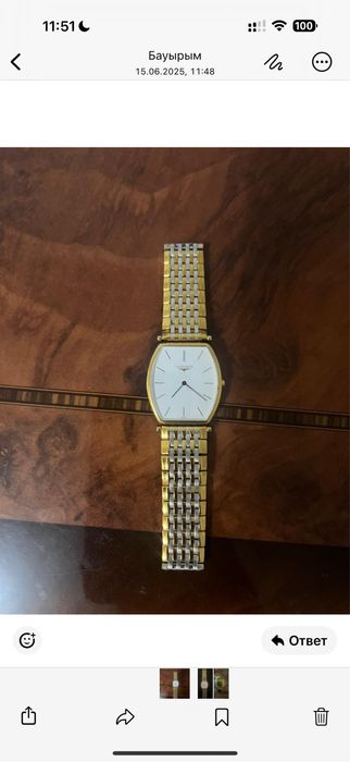 Часы Механические Longines PRIMALUNA сталь