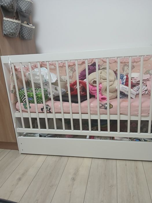 Pătuț copii nefolosit nici măcar o noapte