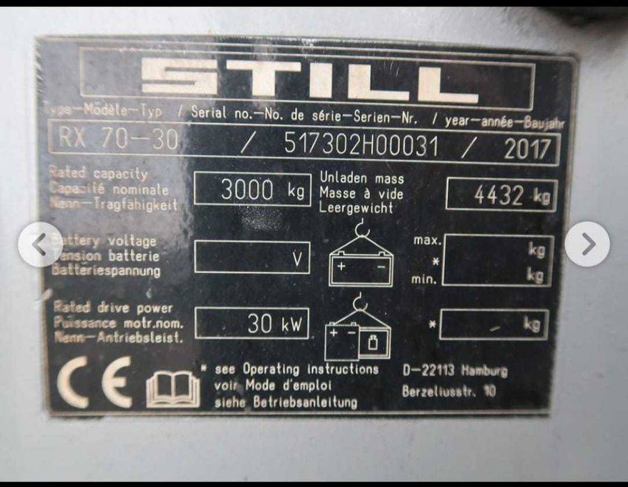 Stivuitor Still RX 70-30