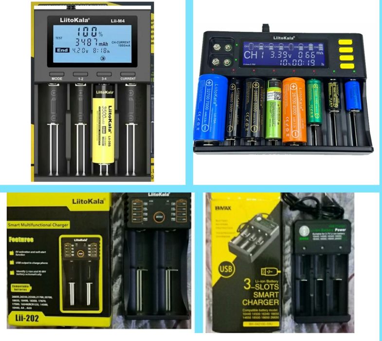 Зарядное и диагностика для любых цилиндрических аккумулятров