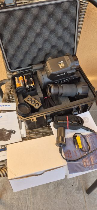 Night vision Pulsar DN55, adaptor luneta sau monclu