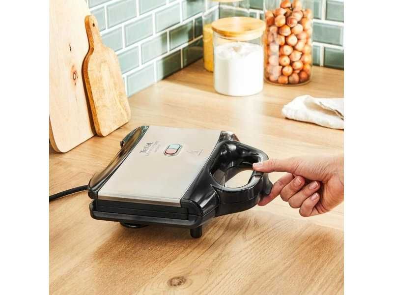 Тостер за Сандвичи с Незалепващо Покритие Tefal Ultracompact SM155212
