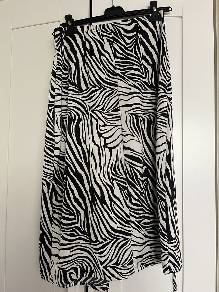 Fusta Mohito print zebra 36