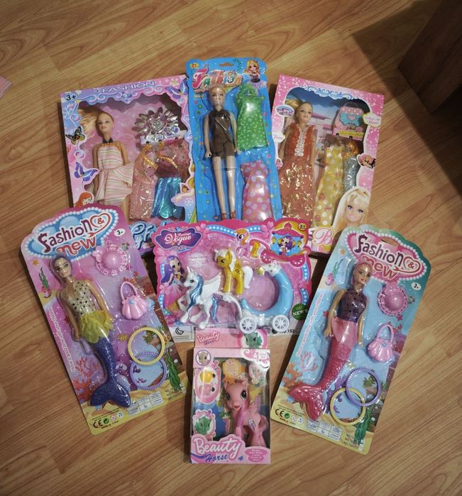 лот от нови детски играчки за момиче
