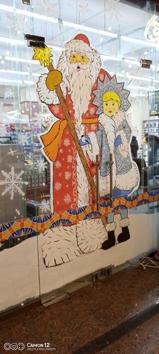 Yangi yil oynaga rasm chizamiz Rassom Рисовать Новый год окно Художник