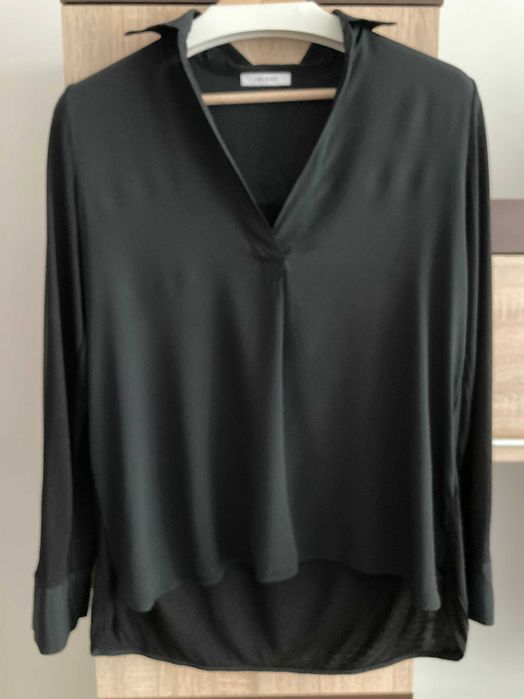 Черна риза, блуза  на iBLUES, оригинална, размер S