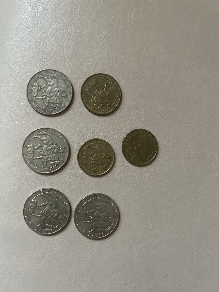 Продавам Монети 1992 - всички за 10 лв