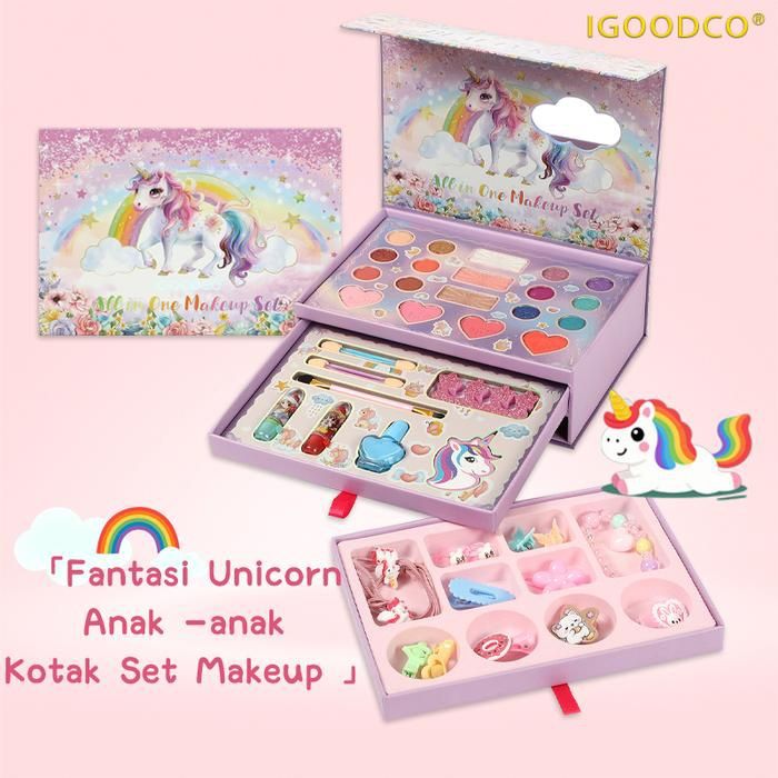 IGOODCO Новая разноцветная модная детская косметичка с тенями для век