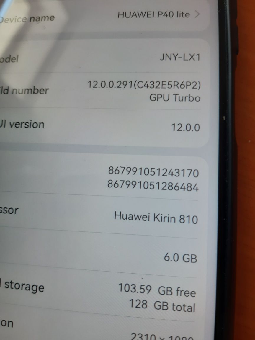 Huawei P40 lite, impecabil