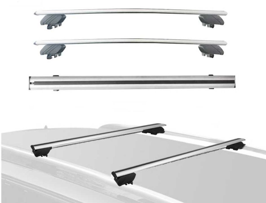 Айеродинамични  Напречни греди 130 см. За интегрирани релси на покрива