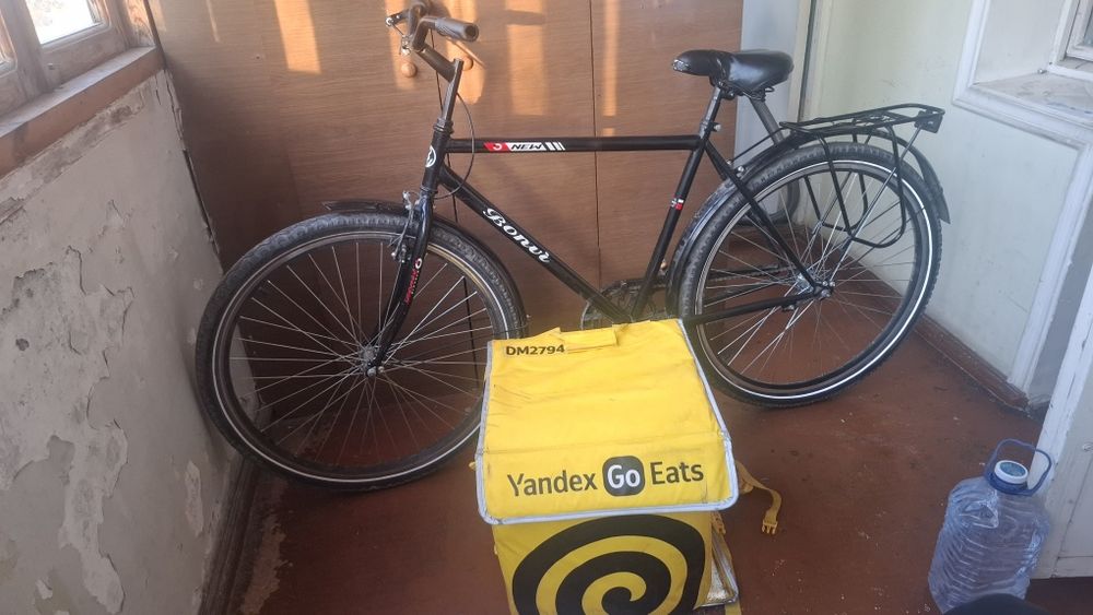 Velosiped bonvi va yandex sumka