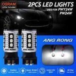 Set Becuri led Pw24W Pwy24W Canbus Xentech Light Alb sau portocaliu