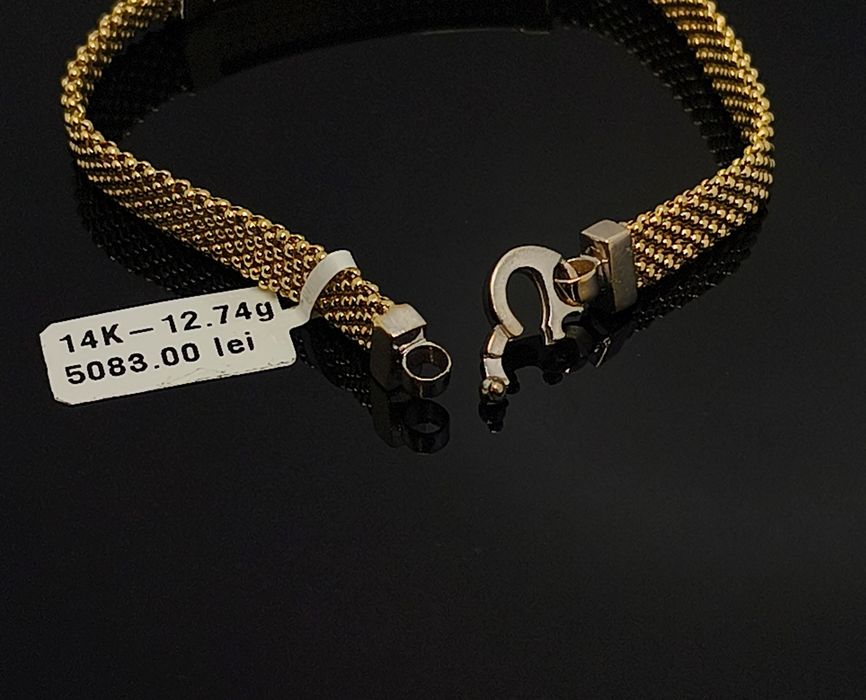 Bijuteria Royal bratara din aur 14k 12.74 gr