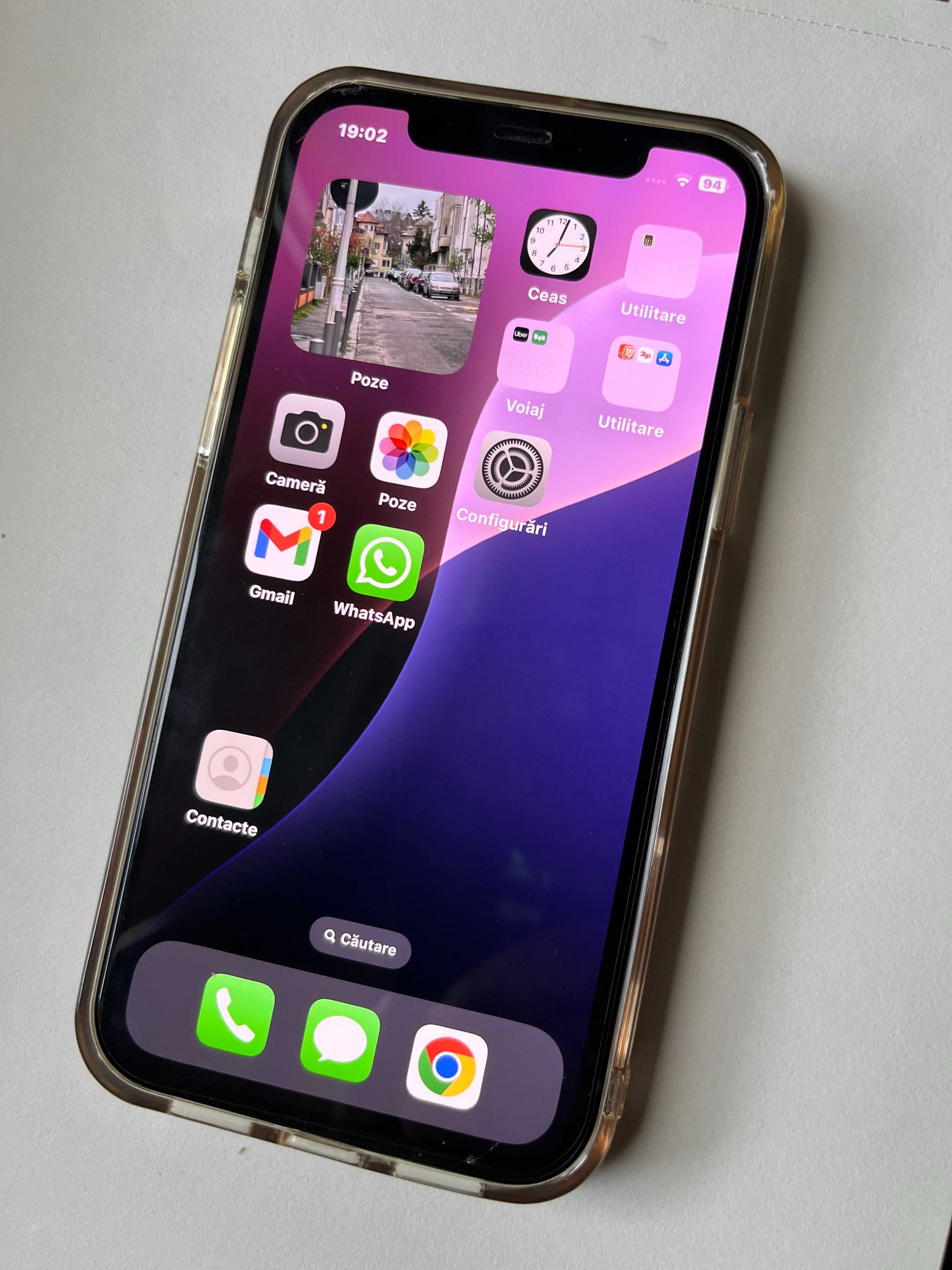 Telefon mobil Apple iPhone 12, 128GB, 5G, Black cu garantie