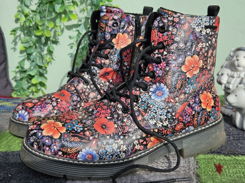 Tom Tailor флорални боти N40