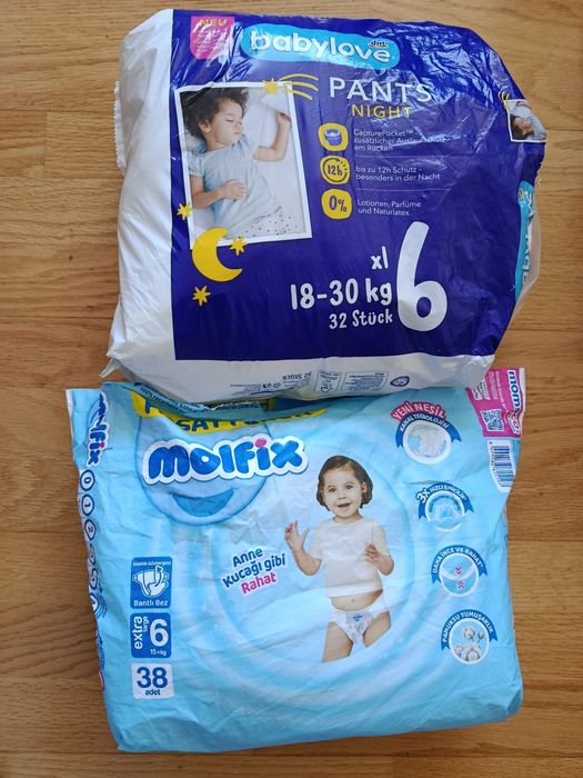 Памперс-гащички N6 -60 бр