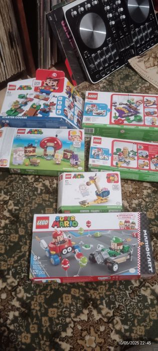 Logo super Mario șapte seturi lot