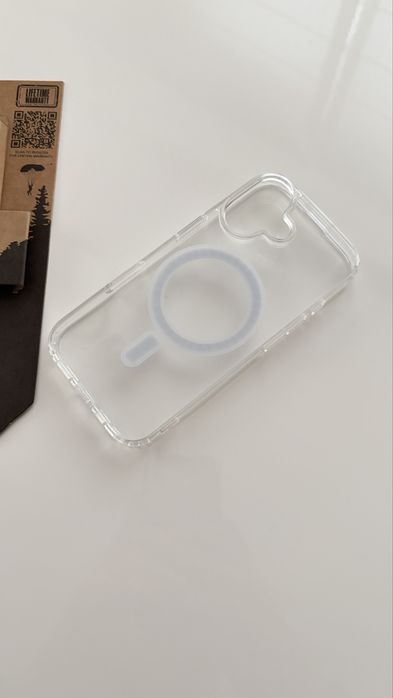 Прозрачен magsafe кейс за iPhone 17