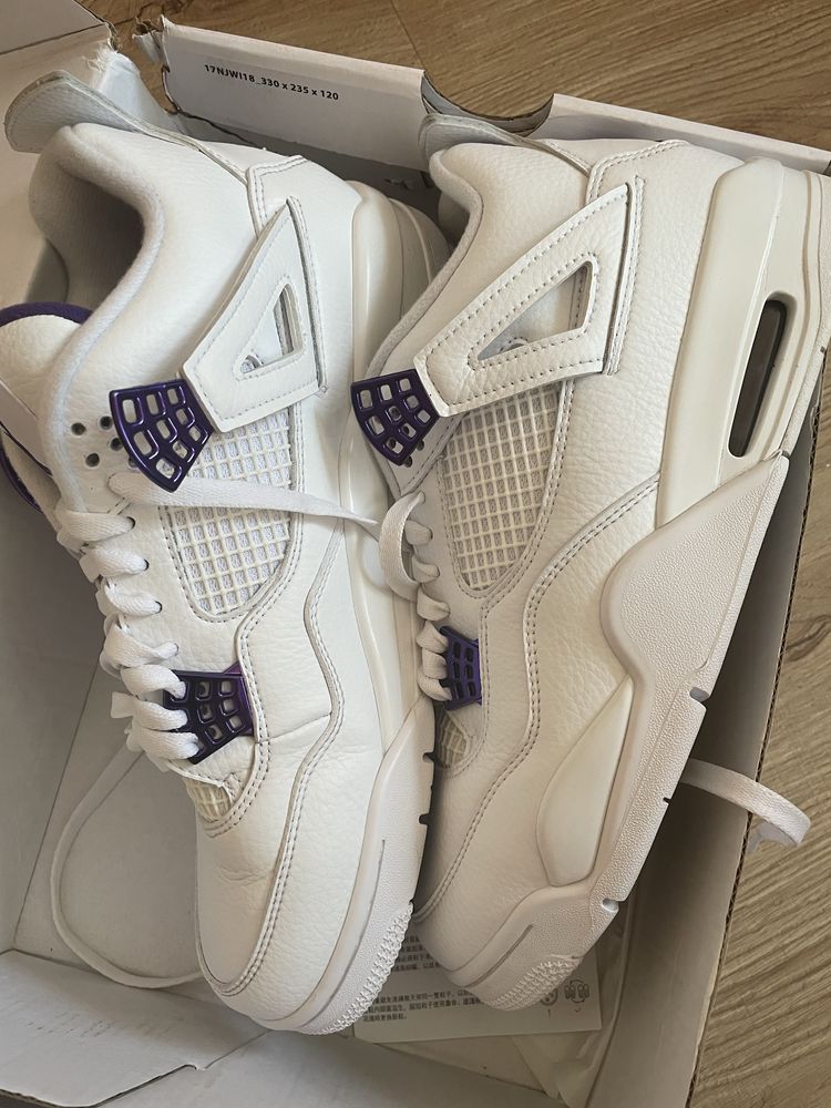 Djordan 4 pink retro white