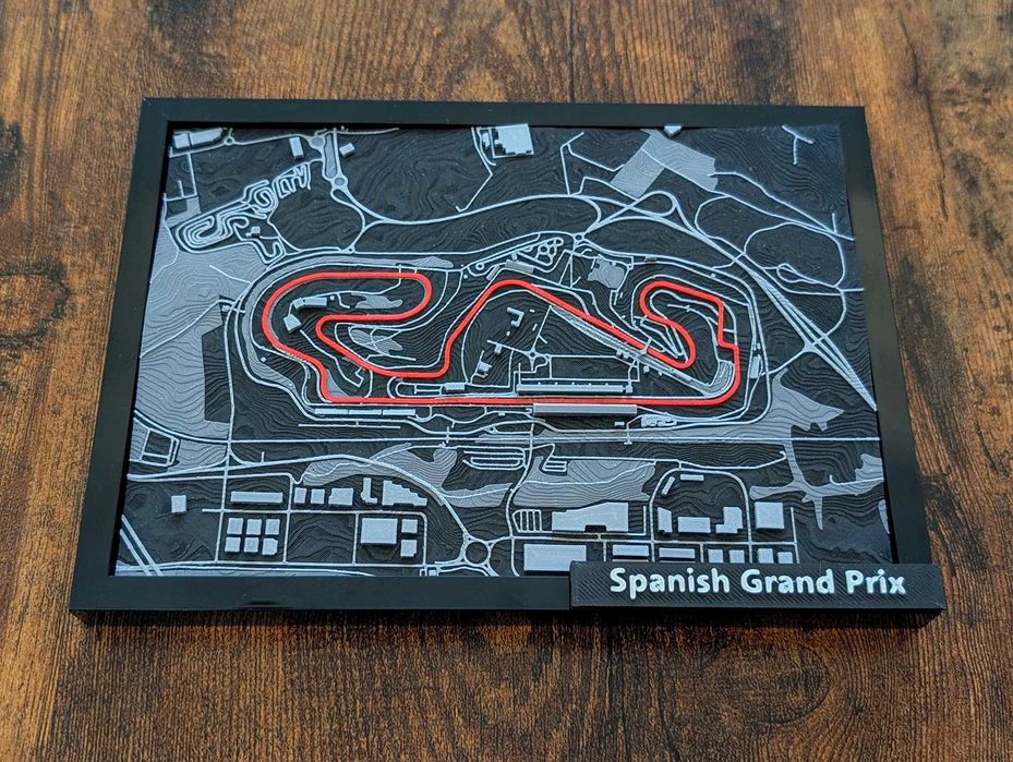 Tablou 3D Circuit Formula 1 – Spanish Grand Prix – print 3D
