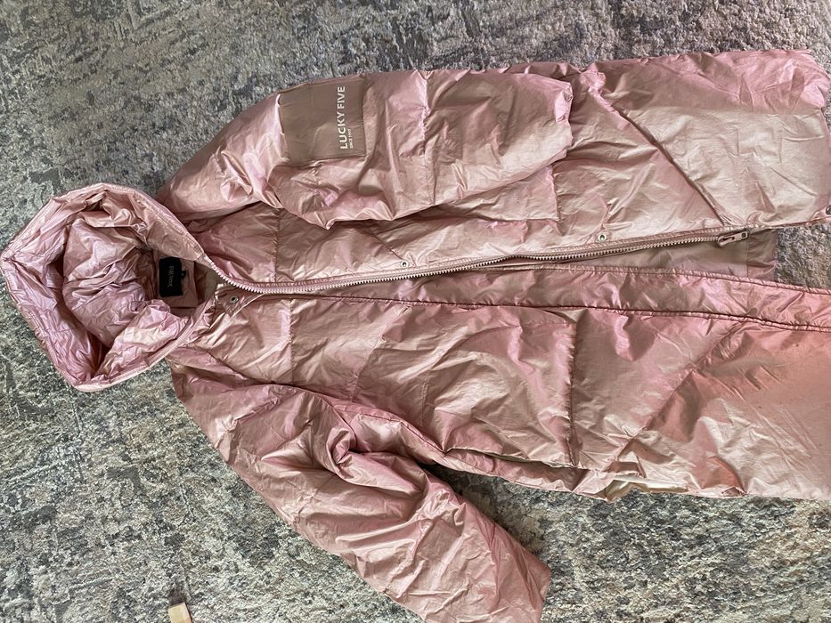 пуховик демисезонный оверсайз