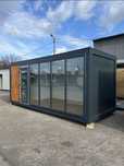 Vand Containere birou monobloc imbinate vestiar sanitar modular paza
