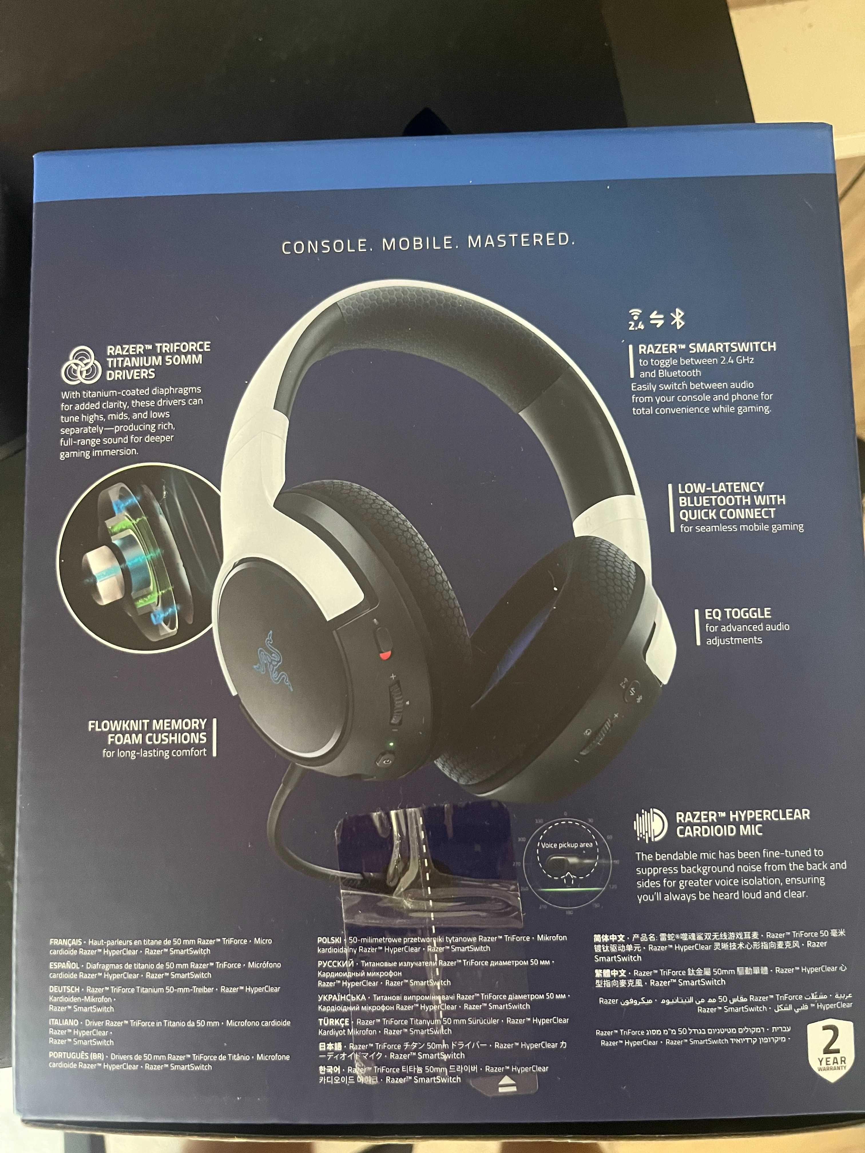 Razer Kaira Dual Wireless Headset - PS5/PC/Mobile
