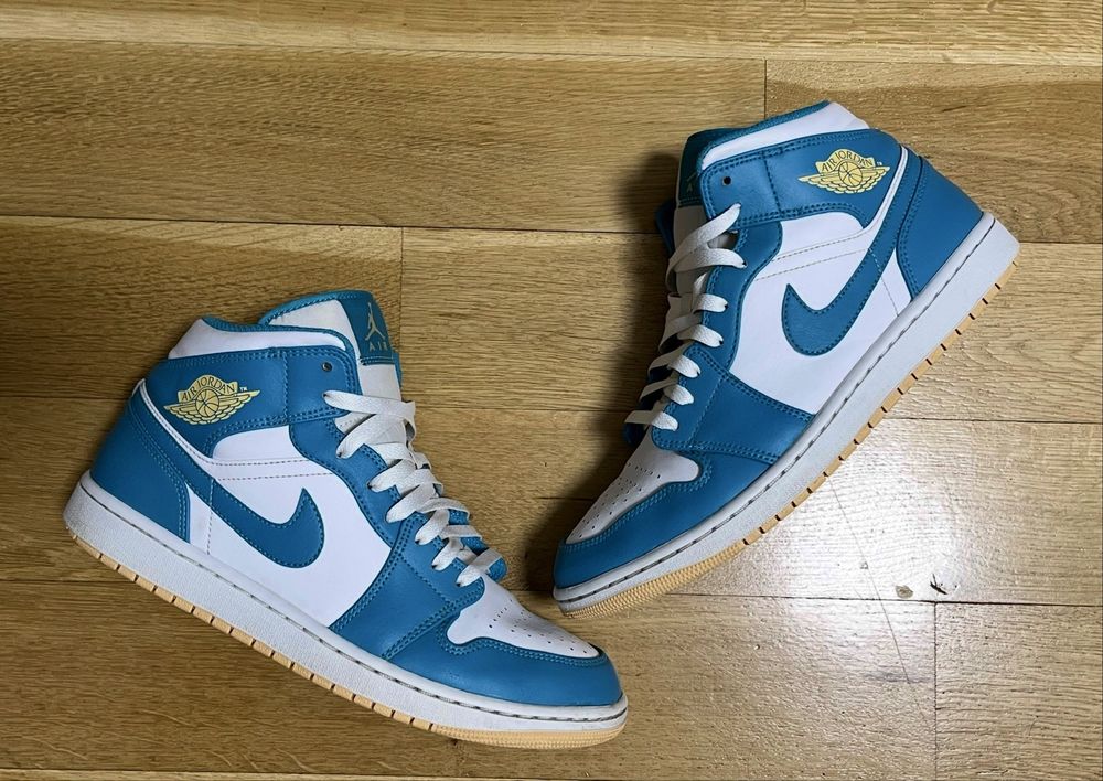 Jordan 1 MID AQUATONE 44.5