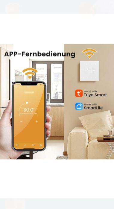 Termostat wifi MIUCD pentru încălzire electrică în pardoseală