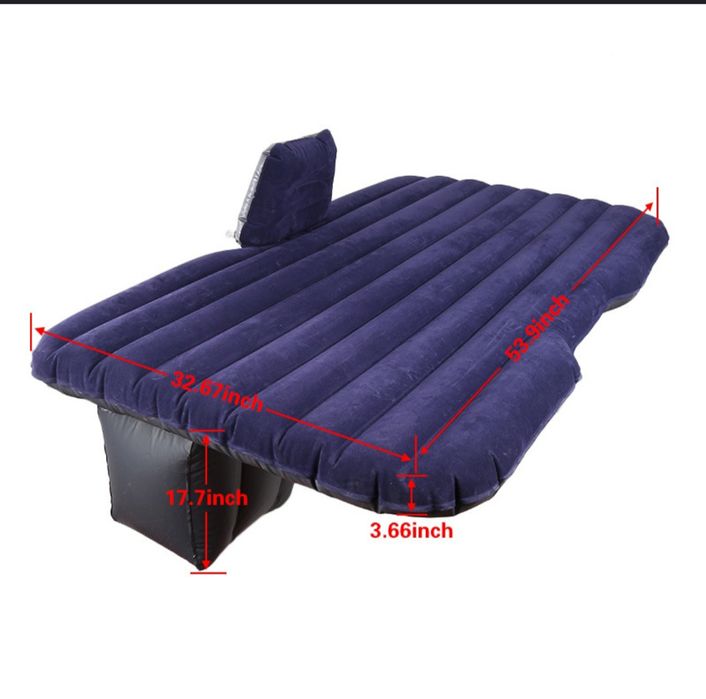 Saltea gonflabila auto  cu perne pentru bancheta mașină