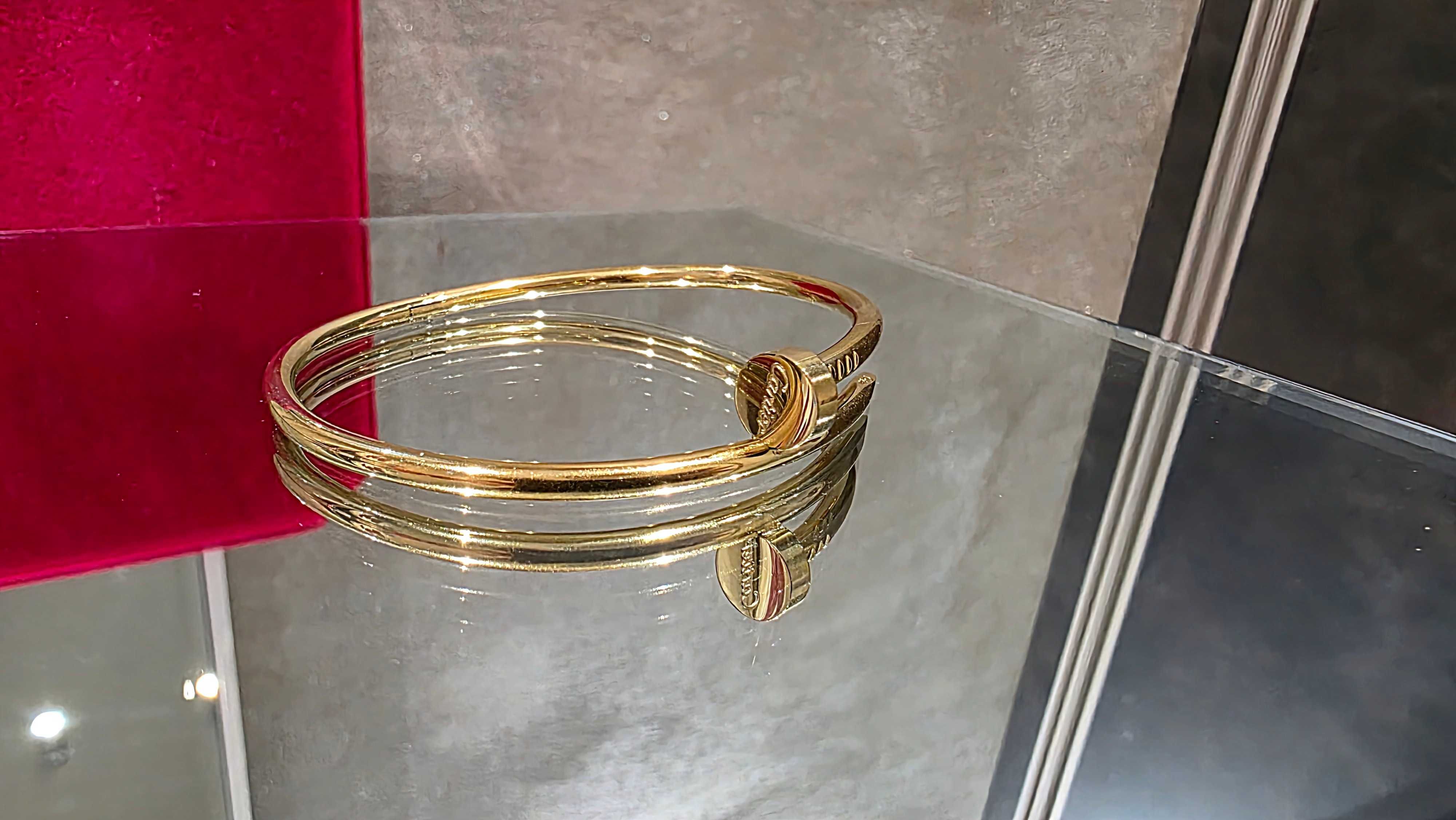 CARTIER Nail Juste un Clou Gold Small Thin Model Унисекс Гривна Пирон