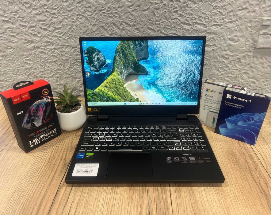 Игровой ноутбук Acer Nitro 5 \ Core I5-12450H \ 16GB \ 512SSD \RTX3050