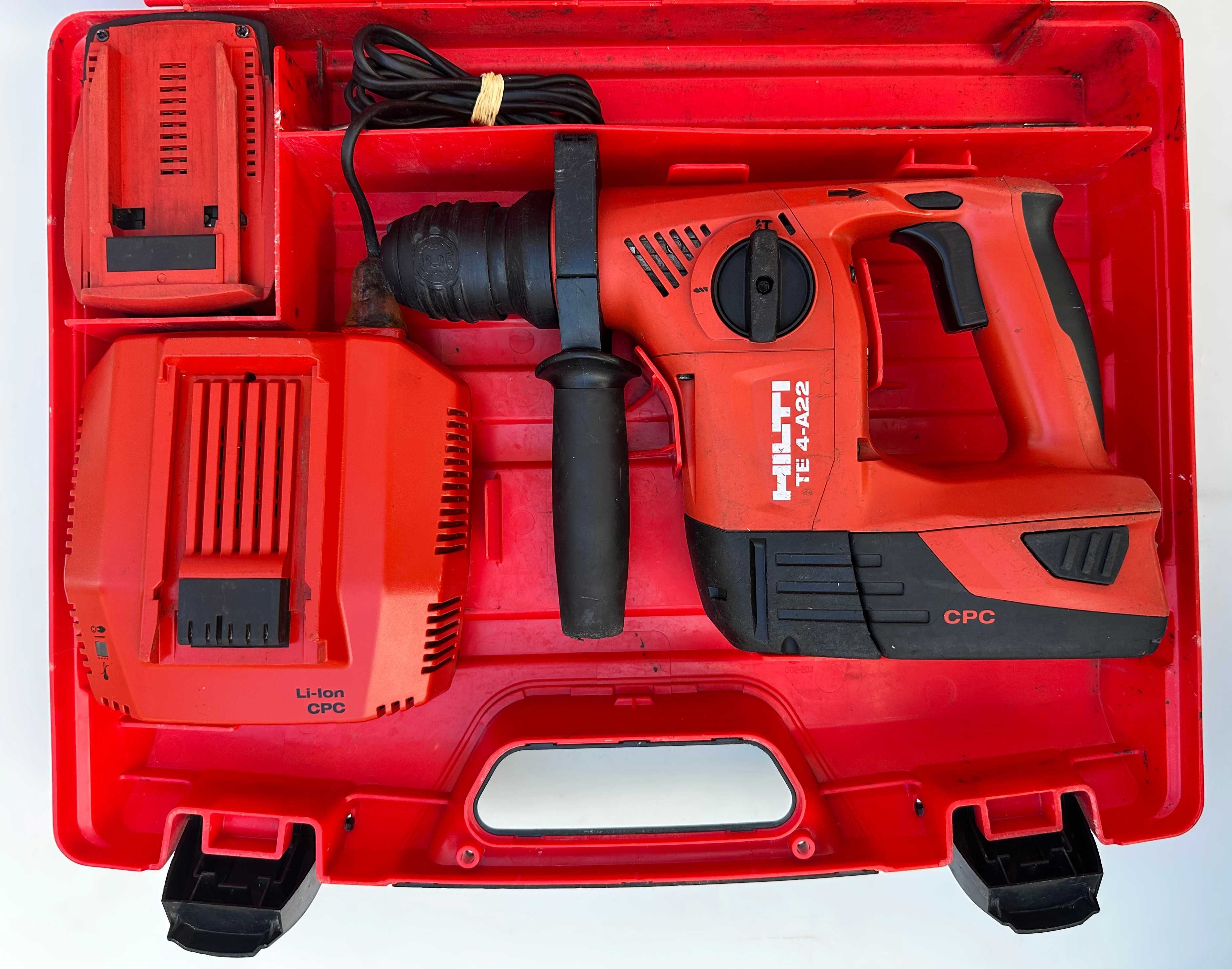 ТОП ЦЕНА! Hilti TE 4-A22 - Безчетков перфоратор 2x22V 5.2Ah